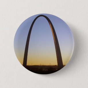 Bóton Redondo 5.08cm Arco da entrada, St Louis, MO
