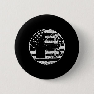 Bóton Redondo 5.08cm Arco De Arqueação Da Bandeira Americana 4 De Julho