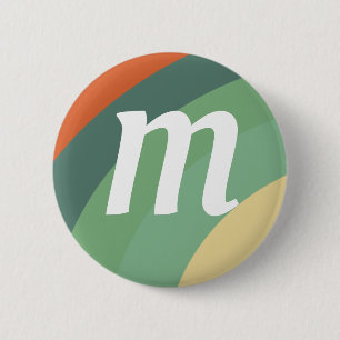 Bóton Redondo 5.08cm Arco-Íris - Estirpes Minimalistas Feitas à Mão