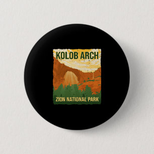 Bóton Redondo 5.08cm Arco Kolob parque nacional zion caminhada acampame