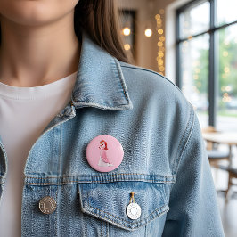 Bóton Redondo 5.08cm Ariel Button