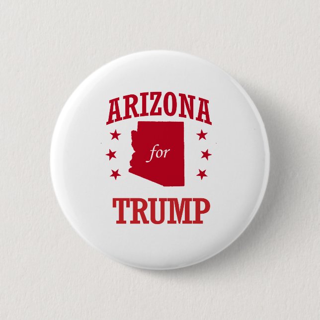 BÓTON REDONDO 5.08CM ARIZONA PARA DONALD TRUMP (Frente)