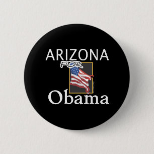 Bóton Redondo 5.08cm Arizona para o botão de Obama