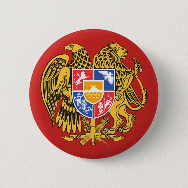 Bóton Redondo 5.08cm armenia emblem (Frente)