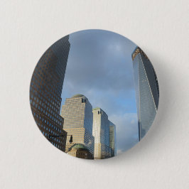 Bóton Redondo 5.08cm Arranha-céus de Nova York