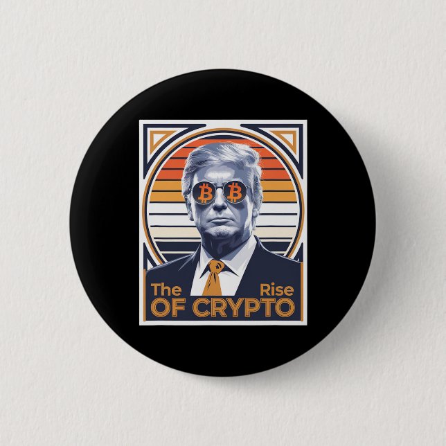 Bóton Redondo 5.08cm Arrepio Sarcástico Aumento Da Cripto Bitmoney Mint (Frente)