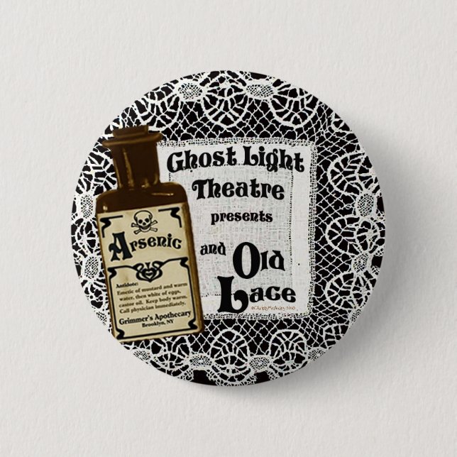 Bóton Redondo 5.08cm Arsênio e Antigo Lace 2010 (Frente)