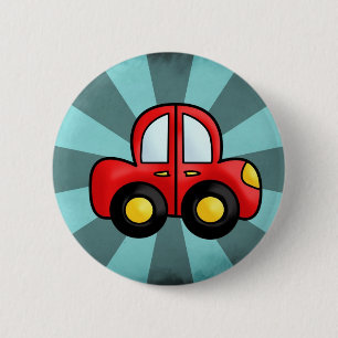 Bóton Redondo 5.08cm Arte Automobilística Clássica Impressão Automotiva