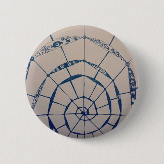 Bóton Redondo 5.08cm arte das teias de aranha yaei