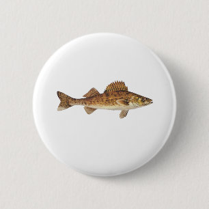 Bóton Redondo 5.08cm Arte dos Walleye