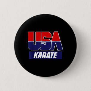 Bóton Redondo 5.08cm Artes Marciais de Karatê 2021 EUA Equipe