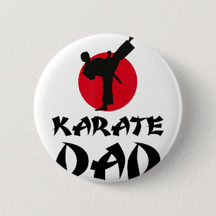Bóton Redondo 5.08cm Artes Marciais Karate Dad