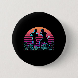 Bóton Redondo 5.08cm Artes Marciais Mistas MMA Retro