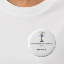 Árvore de nome personalizado da árvore da família 