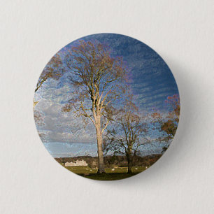 Bóton Redondo 5.08cm Árvores De Feia Irlandesas