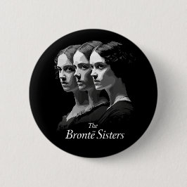 Bóton Redondo 5.08cm As Irmãs Brontë