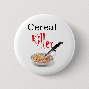 Bóton Redondo 5.08cm Assassino do cereal