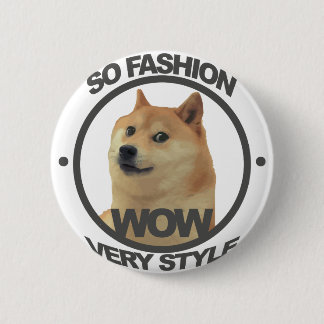 Bóton Redondo 5.08cm Assim forma, assim Doge