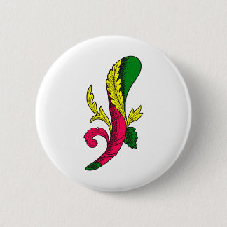 Bóton Redondo 5.08cm Asso di Bastoni