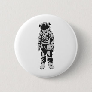 Bóton Redondo 5.08cm Astronauta