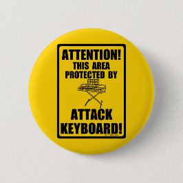 Bóton Redondo 5.08cm Ataque teclado