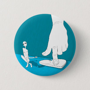 Bóton Redondo 5.08cm aterrado