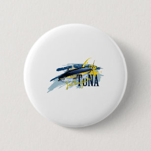 Bóton Redondo 5.08cm Atum Yellowfin Pescaria de Águas Profundas Marinhe