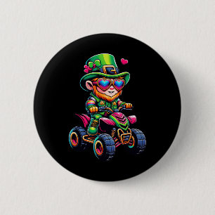 Bóton Redondo 5.08cm Atv 4 Wheeler Leprechaun Kids Mens Womens Rua Patr