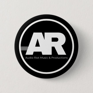 Bóton Redondo 5.08cm Audio Riot Logo Circle Pin