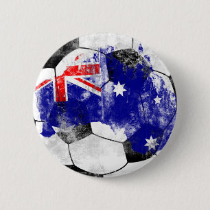 Bóton Redondo 5.08cm Austrália afligiu o futebol