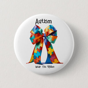 Bóton Redondo 5.08cm Autismo