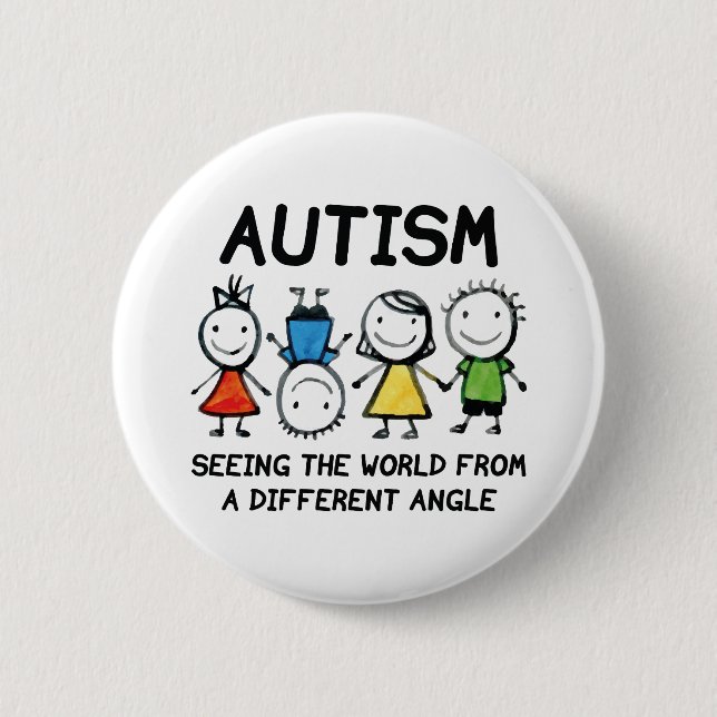 Bóton Redondo 5.08cm Autismo (Frente)