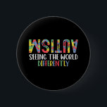 Bóton Redondo 5.08cm Autismo Vendo O Mundo Diferentemente Autismo Aware<br><div class="desc">Autismo Vendo O Mundo Diferentemente Consciência Do Autismo</div>