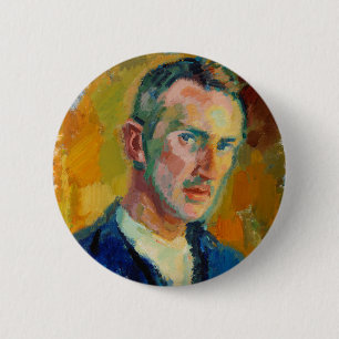 Bóton Redondo 5.08cm Autorretrato (de Magnus Enckell)