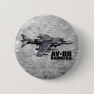 Bóton Redondo 5.08cm AV-8B Harrier II