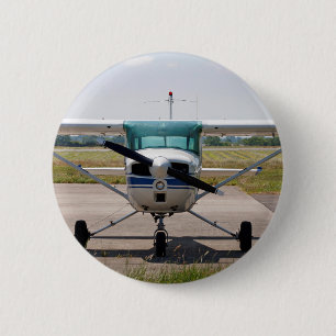 Bóton Redondo 5.08cm Aviões leves de Cessna