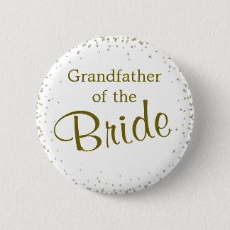 Bóton Redondo 5.08cm Avô da Noiva Confetti Button
