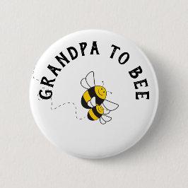 Bóton Redondo 5.08cm Avô para o botão de abelha para chá de fraldas de 