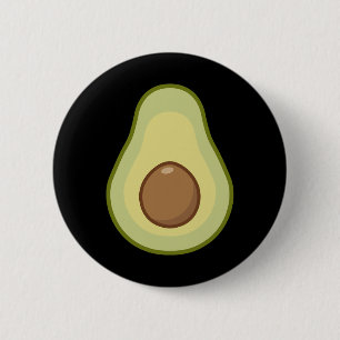 Bóton Redondo 5.08cm Avocado Costume - Halloween Vegan