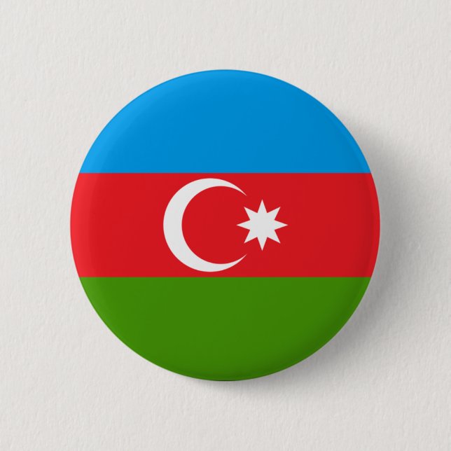 Bóton Redondo 5.08cm Azerbaijão (Frente)