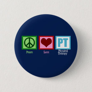 Bóton Redondo 5.08cm Azul da fisioterapia