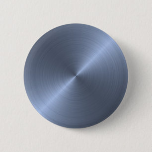 Bóton Redondo 5.08cm Azul metálico