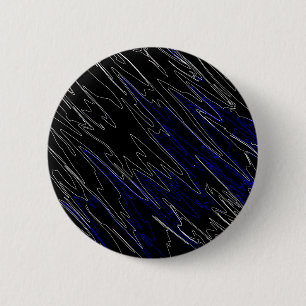 Bóton Redondo 5.08cm Azul preto marmoreado
