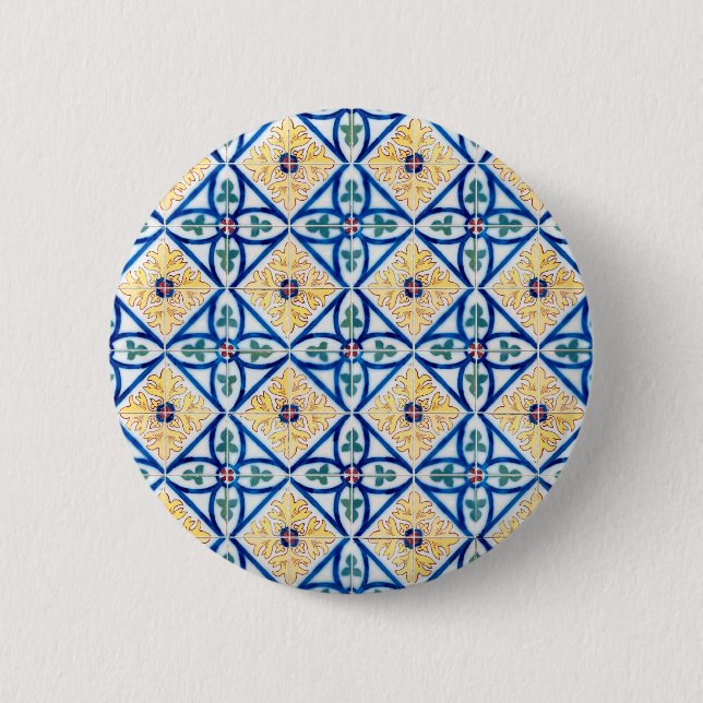 Bóton Redondo 5.08cm azulejos cerâmicos (Frente)