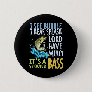 Bóton Redondo 5.08cm B Pesca desportiva Negra B