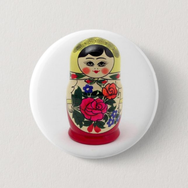 Bóton Redondo 5.08cm babushka (Frente)