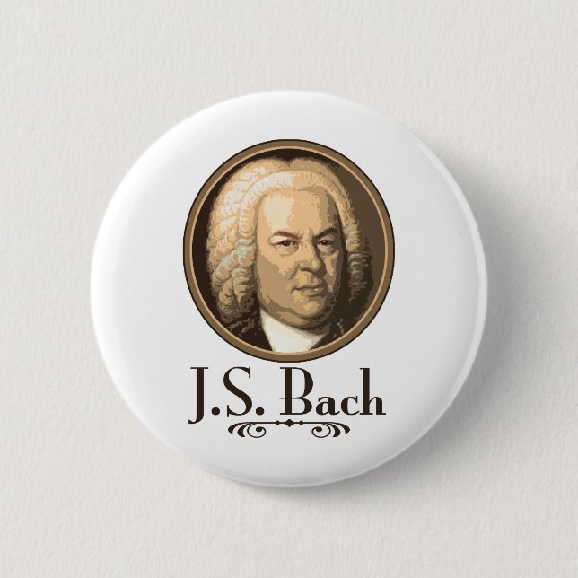 Bóton Redondo 5.08cm Bach (Frente)