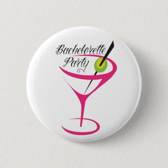 Bóton Redondo 5.08cm Bachelorette Party_Button (Frente)