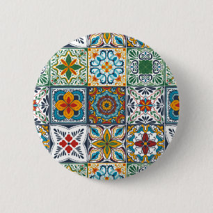 Bóton Redondo 5.08cm Backplasias de Wallpaper/azulejos inspirados por T