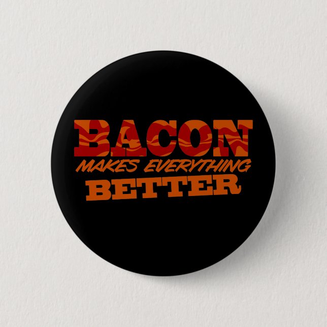 Bóton Redondo 5.08cm Bacon Melhor Coletor de US$ 6,95 (Frente)